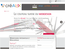 Tablet Screenshot of crealx.com
